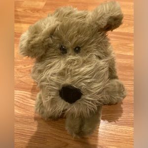 Vintage Commonwealth Plush Dog Terrier Realistic 12”